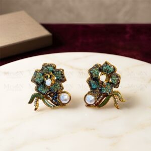 Floral Charm Earrings