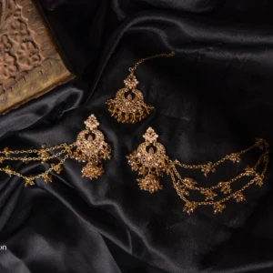 Champagne Gold Noor-E-Zevar Sahara Earring