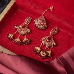 RUBY RED MEHRAAB EARRINGS